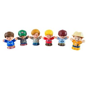 Set of 6 Little People Figurines Toys  Assorted Replacements Collectable